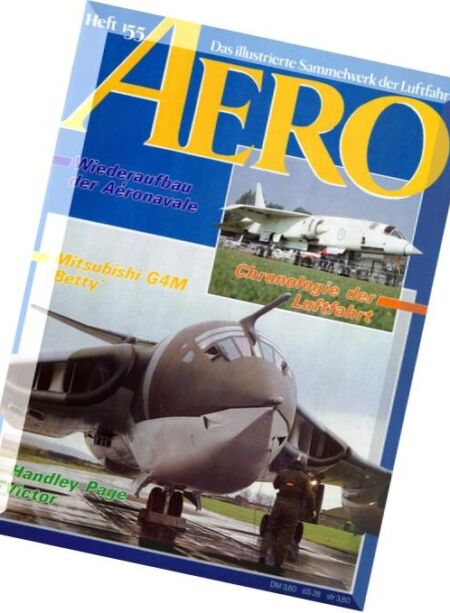 Aero Das Illustrierte Sammelwerk der Luftfahrt – N 155 Cover