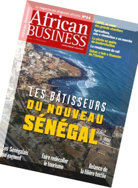 African Business – Senegal Supplement 2016 Cover