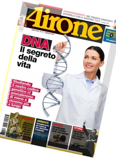 Airone – Gennaio 2016 Cover