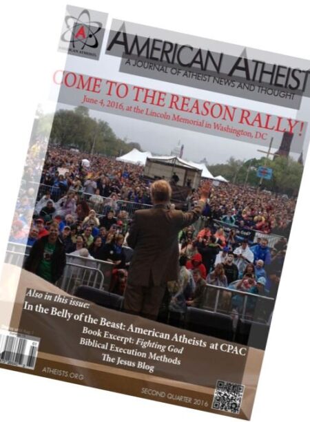 American Atheist – Second Quarter 2016 Cover