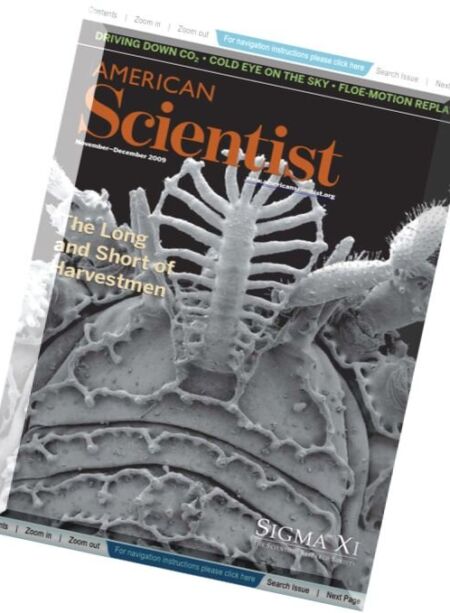 American Scientist – November-December 2009 Cover