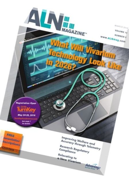 Animal Lab News – March 2016 Cover