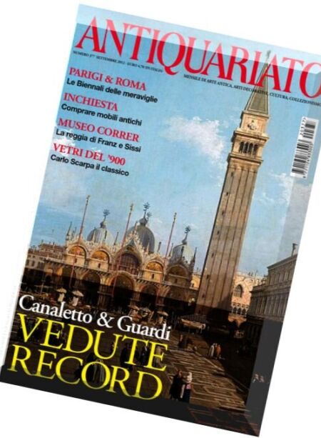 Antiquariato – Settembre 2012 Cover