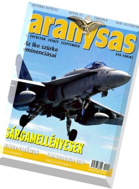 Aranysas – 2010-09 Cover