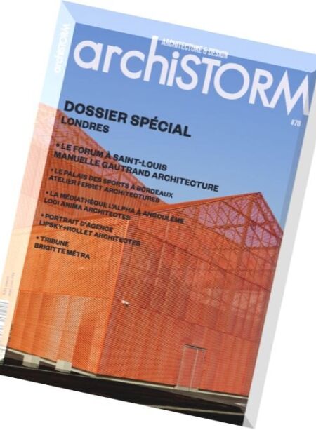 Archistorm – Mai-Juin 2016 Cover