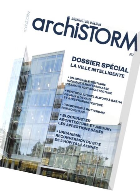 Archistorm – Mars-Avril 2016 Cover