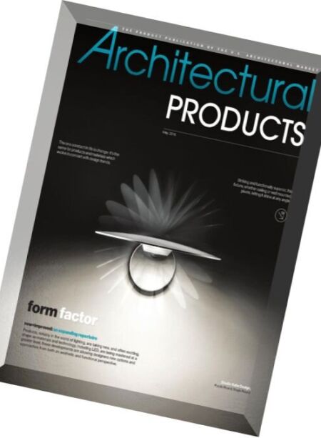Architectural Products – May 2016 Cover