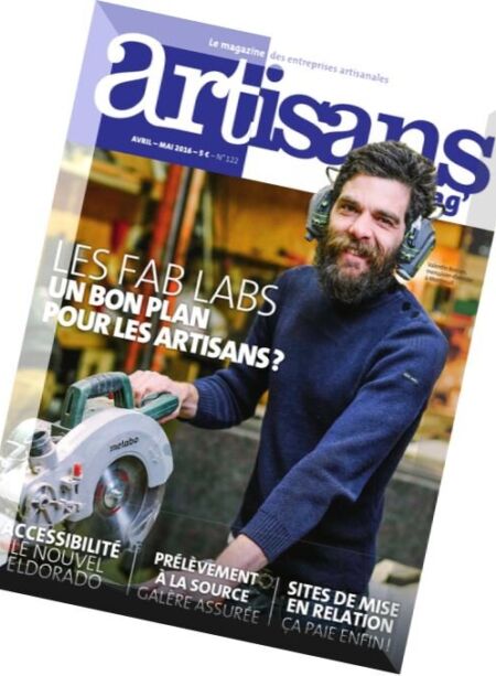 Artisans Mag’ – Avril-Mai 2016 Cover
