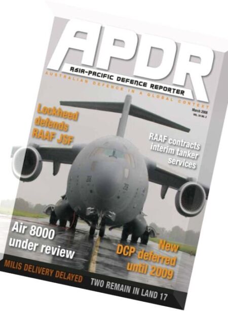 Asia Pacific Defence Reporter – March 2008 Cover