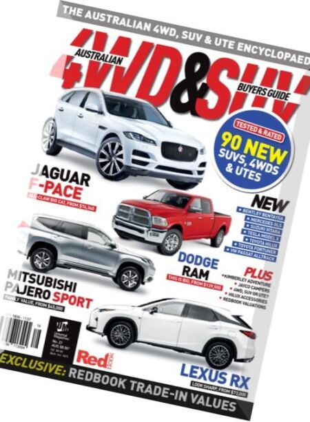 Australian 4WD and SUV Buyers Guide – April 2016 Cover