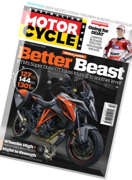 Australian Motorcycle News – 12 May 2016 Cover