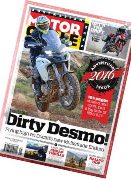 Australian Motorcycle News – 28 April 2016 Cover