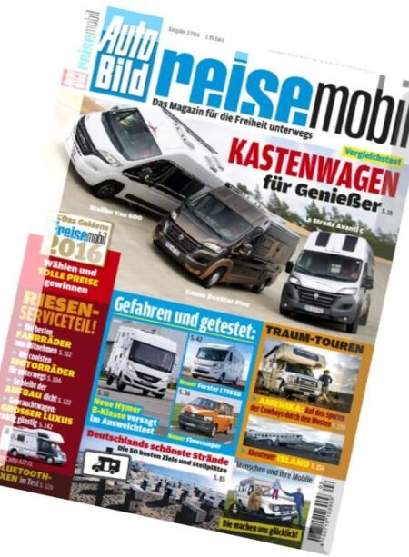 Auto Bild Reisemobil – Nr.3, 2016 Cover