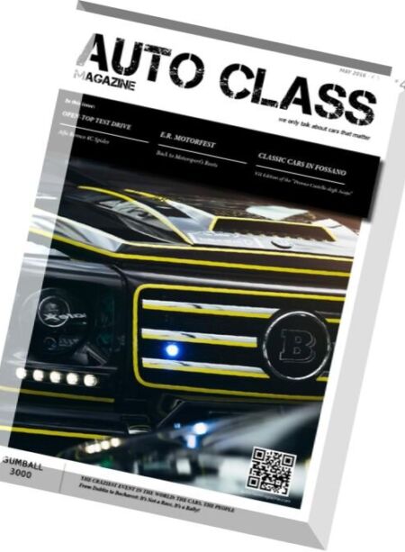 Auto Class Magazine – May 2016 Cover
