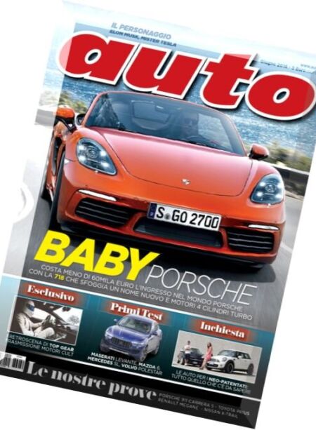 Auto – Giugno 2016 Cover