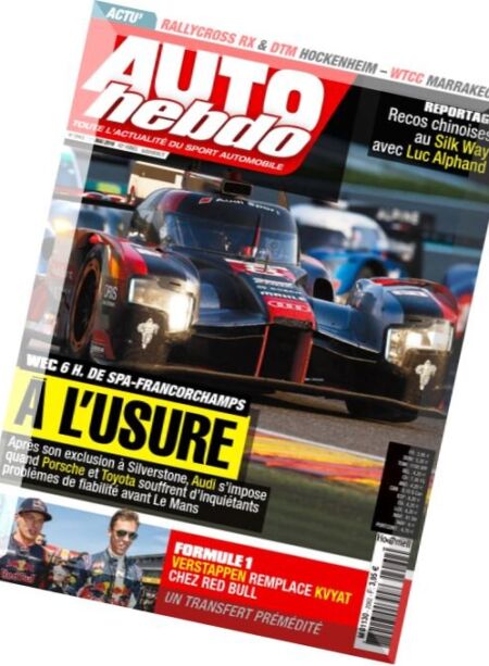 Auto Hebdo – 11 Mai 2016 Cover