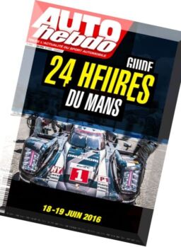 Auto Hebdo – 25 Mai 2016