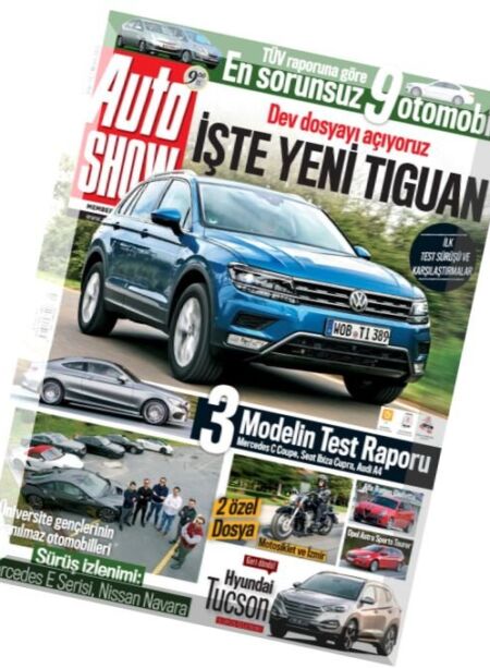 Auto Show – Mayis 2016 Cover