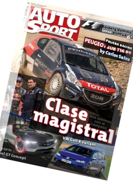 Auto Sport – 3 Mayo 2016 Cover