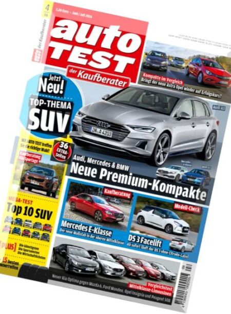 Auto Test – Juni-Juli 2016 Cover