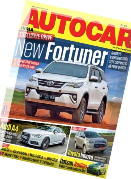 Autocar India – May 2016 Cover