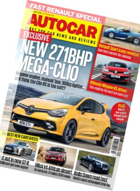 Autocar UK – 1 June 2016 Cover