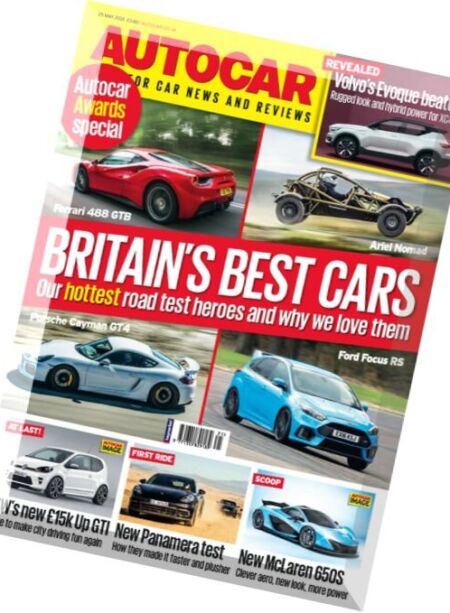 Autocar UK – 25 May 2016 Cover
