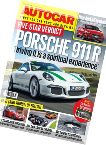 Autocar UK – 8 June 2016 Cover