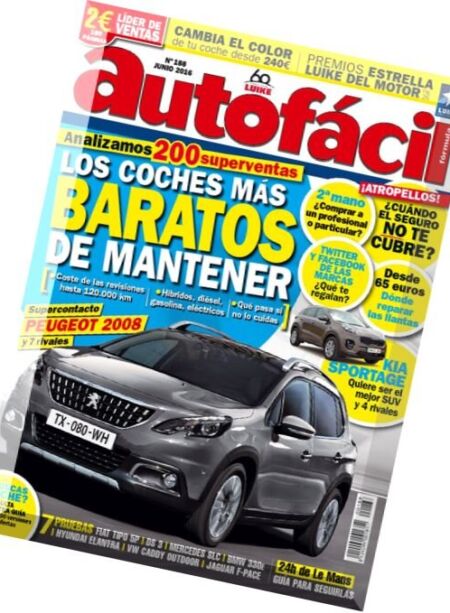 Autofacil – Junio 2016 Cover
