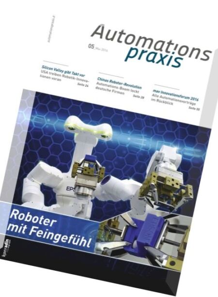 Automations Praxis – Mai 2016 Cover