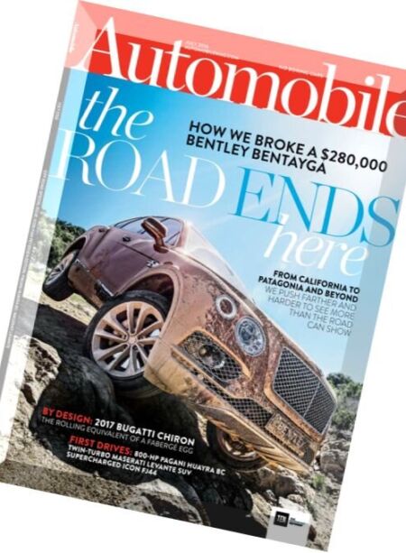 Automobile – July 2016 Cover
