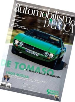 Automobilismo d’Epoca – Maggio 2016