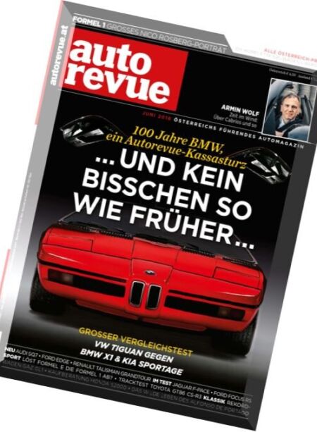 Autorevue – Juni 2016 Cover