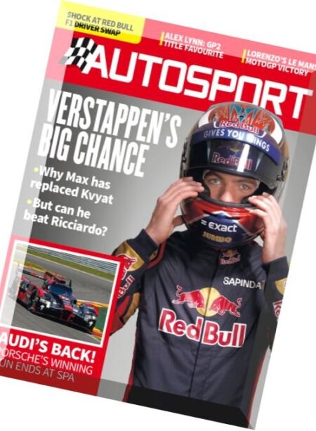 Autosport – 12 May 2016 Cover