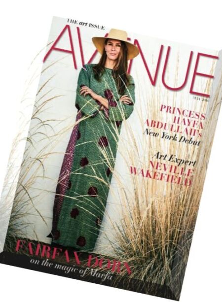 Avenue – May 2016 Cover