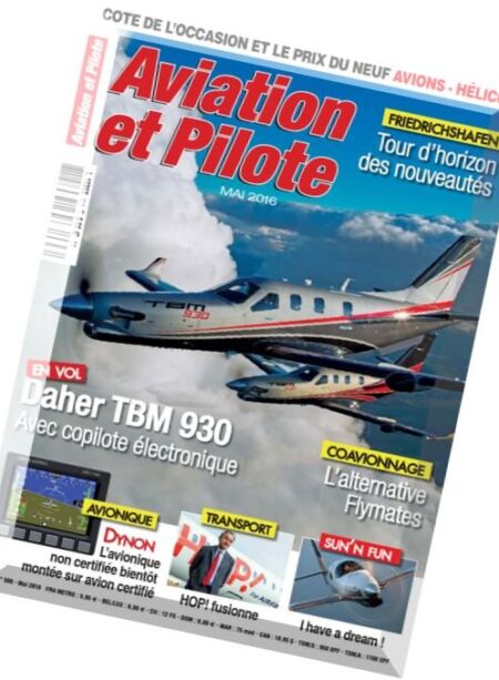 Aviation et Pilote – Mai 2016 Cover