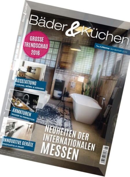 Bader & Kuchen – Sonderheft 2016 Cover