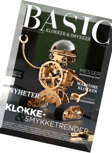 Basic Klokker & Smykker – Nr.1, 2016 Cover