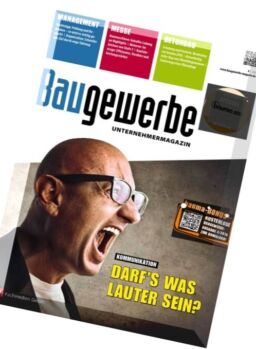 Baugewerbe – Nr.4, 2016