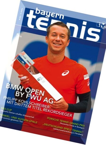 Bayern Tennis – Mai 2016 Cover