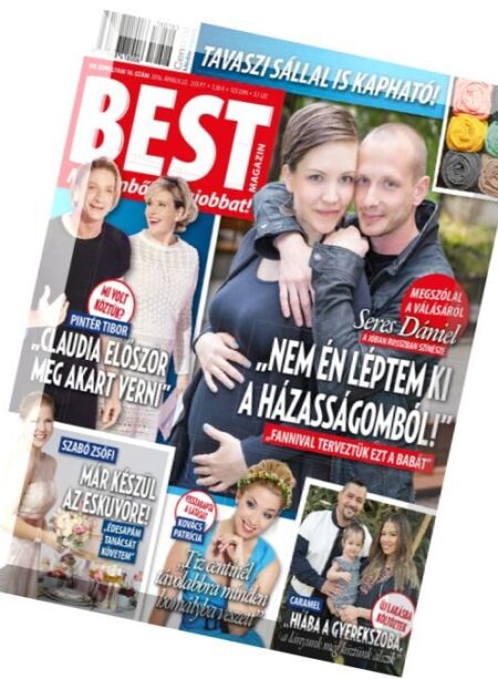 Best Magazin Hungary – 22 Aprilis 2016 Cover
