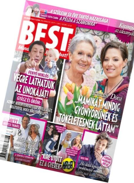 Best Magazin Hungary – 29 Aprilis 2016 Cover