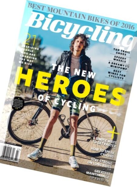Bicycling – July 2016 Cover