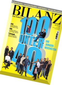 Bilanz Wirtschaftsmagazin – N 10, 20 Mai 2016