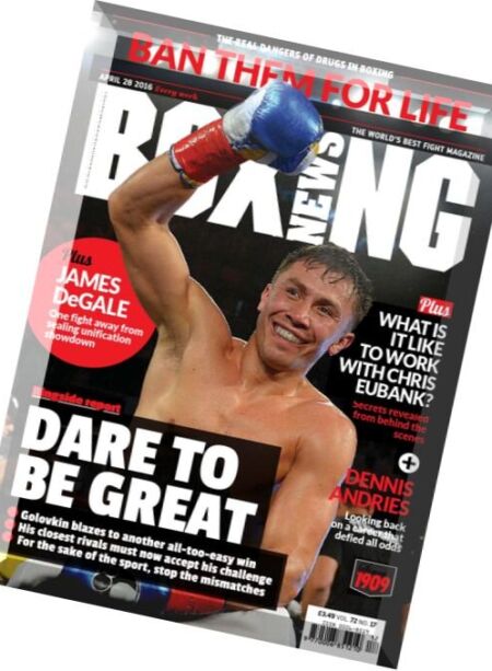 Boxing News – 28 April 2016 Cover