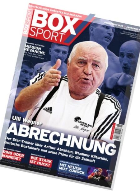 BoxSport – Juni 2016 Cover