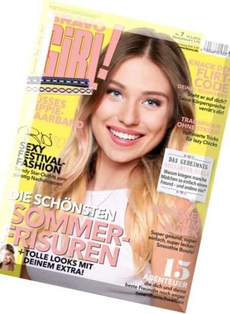 Bravo Girl! – 18 Mai 2016 Cover