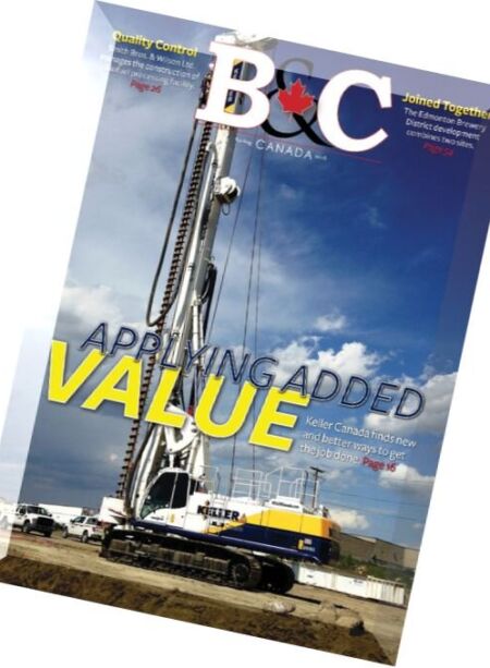 Building & Construction Canada – Spring 2016 Cover