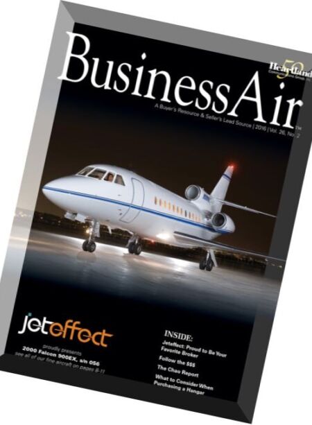 Business Air – Issue 2, 2016 Cover