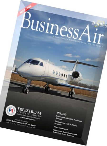 Business Air – Issue 3, 2016 Cover